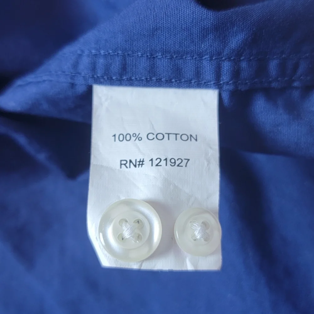 johnnie-O Hangin' Out Blue Short Sleeve Button Down Shirt - Picture 5 of 7